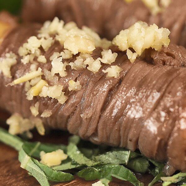 Beef Roll Rice Cake