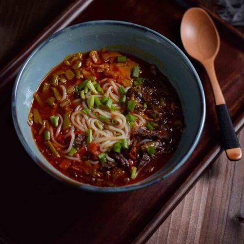 Spicy Beef Rice Noodles