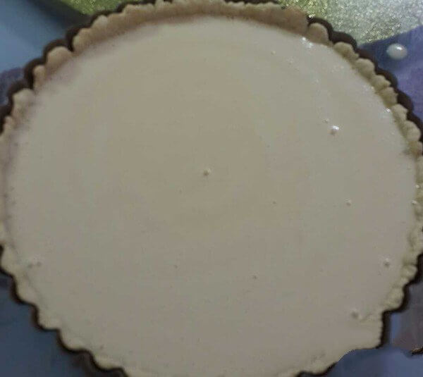 Pour into the pre-baked pie crust