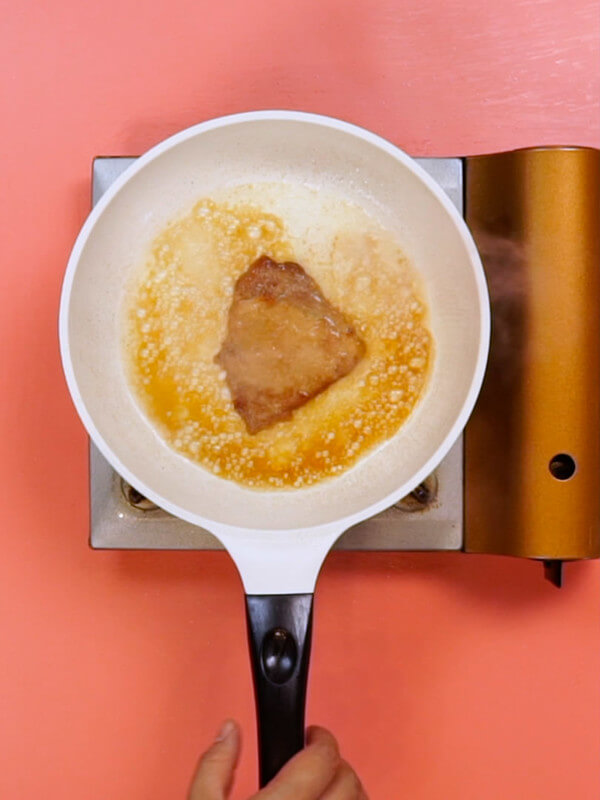 Add soy sauce, water, stew until juice