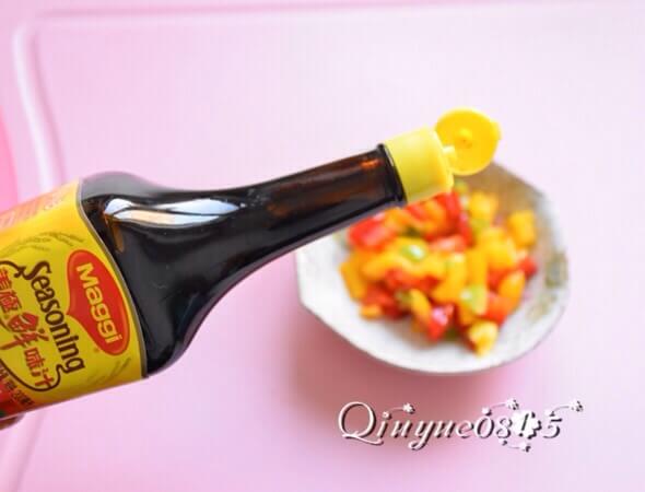 Mix in the umami umami sauce and season
