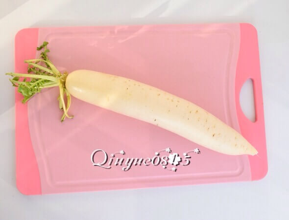 Prepare white radish