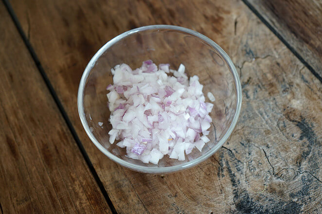 Diced onion