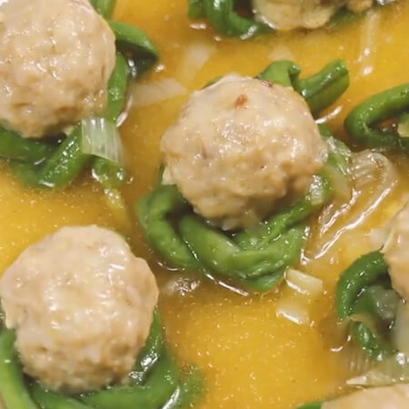 bean knot meatballs