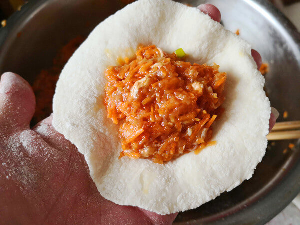 Add the appropriate amount of yeast and dough into the all-purpose flour,