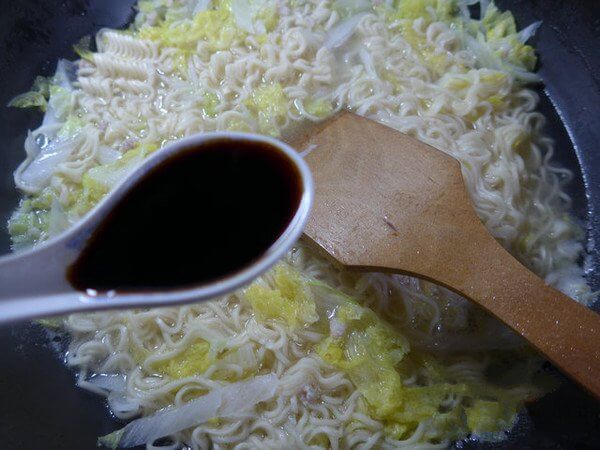 Finally, add 1.5 tablespoons of soy sauce