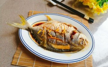 The fish can be out of the pan,