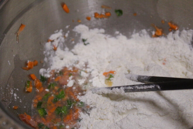 Add flour