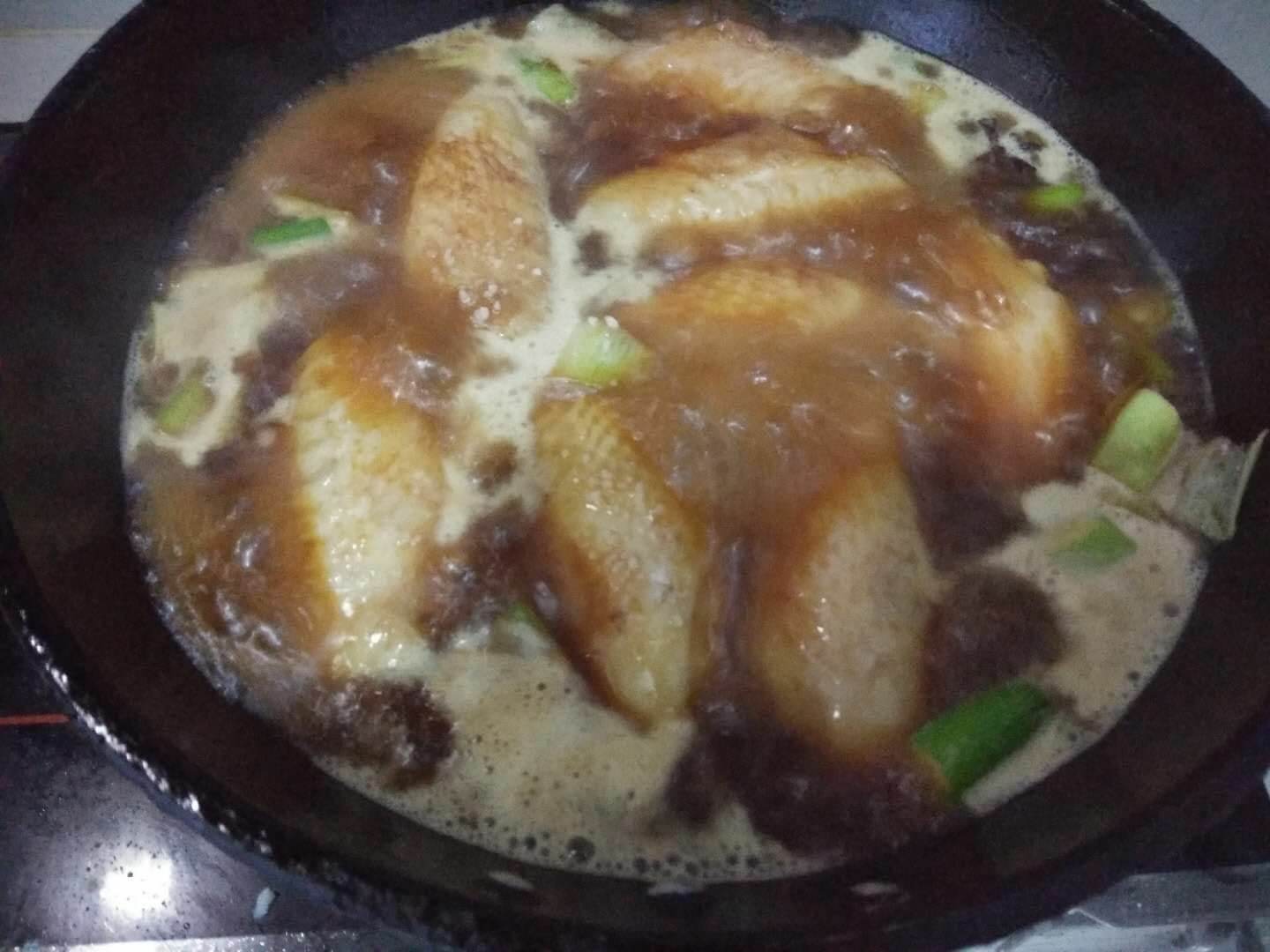 Pour boiling water