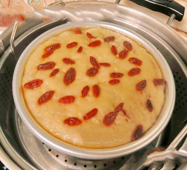 Then steam on the pan