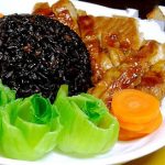 Teriyaki Chicken Leg Black Rice