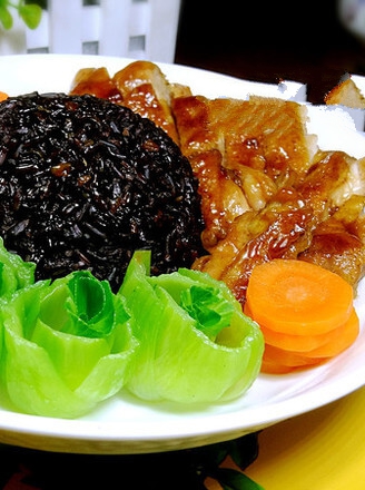 Teriyaki Chicken Leg Black Rice