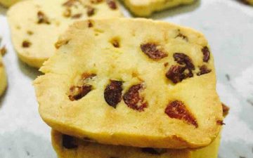 cranberry durian cookies.