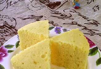 Steamed Lemon Cake