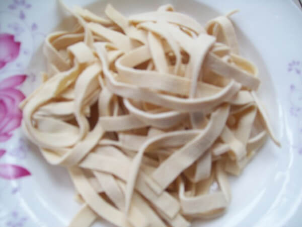 Stirfried Tofu Skin With Small Greens Miss Chinese Food