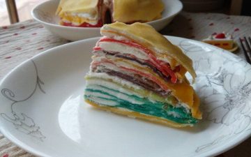 rainbow melaleuca butter toast cake