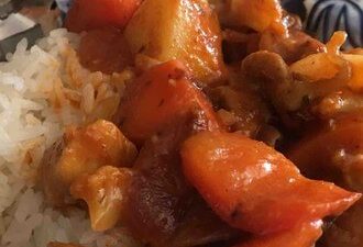 The Delicious Butter Chicken Rice